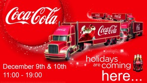 Coca-Cola Christmas Truck in Birmingham