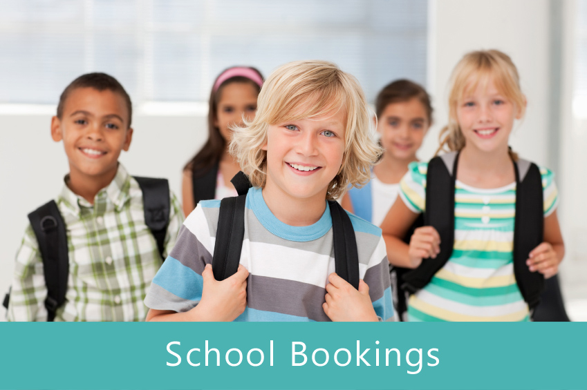 Portrait of a happy school boy carrying his bag , group of friends at the back