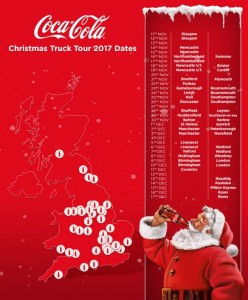 coca cola truck dates 2017