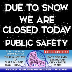 closed due to snow